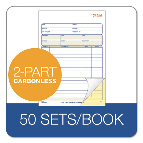 TOPS™ wholesale. TOPS Sales Order Book, 5-9-16 X 7-15-16, Two-part Carbonless, 50 Sets-book. HSD Wholesale: Janitorial Supplies, Breakroom Supplies, Office Supplies.