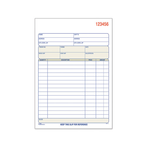 TOPS™ wholesale. TOPS Sales Order Book, 5-9-16 X 7-15-16, Two-part Carbonless, 50 Sets-book. HSD Wholesale: Janitorial Supplies, Breakroom Supplies, Office Supplies.