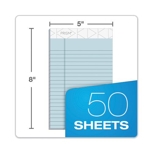 TOPS™ wholesale. TOPS Prism + Writing Pads, Narrow Rule, 5 X 8, Pastel Blue, 50 Sheets, 12-pack. HSD Wholesale: Janitorial Supplies, Breakroom Supplies, Office Supplies.