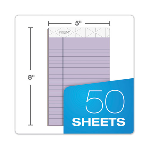 TOPS™ wholesale. TOPS Prism + Writing Pads, Narrow Rule, 5 X 8, Pastel Orchid, 50 Sheets, 12-pack. HSD Wholesale: Janitorial Supplies, Breakroom Supplies, Office Supplies.