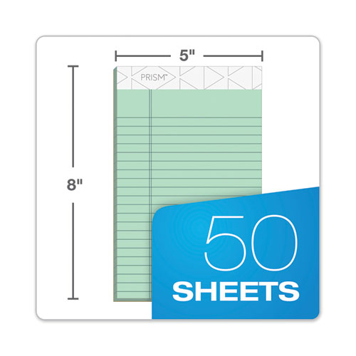 TOPS™ wholesale. TOPS Prism + Writing Pads, Narrow Rule, 5 X 8, Pastel Green, 50 Sheets, 12-pack. HSD Wholesale: Janitorial Supplies, Breakroom Supplies, Office Supplies.