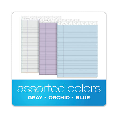 TOPS™ wholesale. TOPS Prism + Colored Writing Pad, Wide-legal Rule, 8.5 X 11.75, Assorted Pastel Sheet Colors, 50 Sheets, 6-pack. HSD Wholesale: Janitorial Supplies, Breakroom Supplies, Office Supplies.