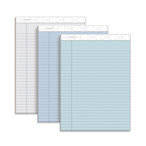 TOPS™ wholesale. TOPS Prism + Colored Writing Pad, Wide-legal Rule, 8.5 X 11.75, Assorted Pastel Sheet Colors, 50 Sheets, 6-pack. HSD Wholesale: Janitorial Supplies, Breakroom Supplies, Office Supplies.