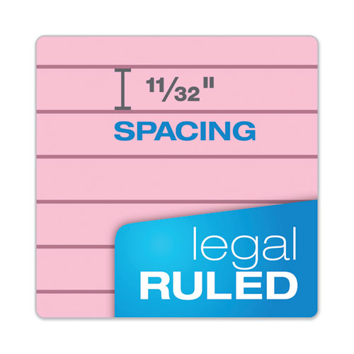 TOPS™ wholesale. TOPS Prism + Writing Pads, Wide-legal Rule, 8.5 X 11.75, Pastel Pink, 50 Sheets, 12-pack. HSD Wholesale: Janitorial Supplies, Breakroom Supplies, Office Supplies.