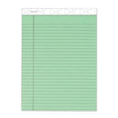 TOPS™ wholesale. TOPS Prism + Colored Writing Pad, Wide-legal Rule, 8.5 X 11.75, Green, 50 Sheets, 12-pack. HSD Wholesale: Janitorial Supplies, Breakroom Supplies, Office Supplies.