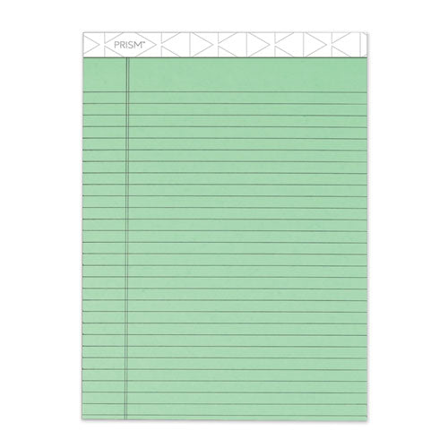TOPS™ wholesale. TOPS Prism + Colored Writing Pad, Wide-legal Rule, 8.5 X 11.75, Green, 50 Sheets, 12-pack. HSD Wholesale: Janitorial Supplies, Breakroom Supplies, Office Supplies.
