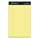 TOPS™ wholesale. TOPS Docket Ruled Perforated Pads, Narrow Rule, 5 X 8, Canary, 50 Sheets, 12-pack. HSD Wholesale: Janitorial Supplies, Breakroom Supplies, Office Supplies.