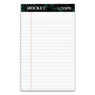 TOPS™ wholesale. TOPS Docket Ruled Perforated Pads, Narrow Rule, 5 X 8, White, 50 Sheets, 12-pack. HSD Wholesale: Janitorial Supplies, Breakroom Supplies, Office Supplies.