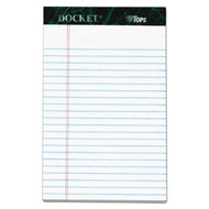 TOPS™ wholesale. TOPS Docket Ruled Perforated Pads, Narrow Rule, 5 X 8, White, 50 Sheets, 6-pack. HSD Wholesale: Janitorial Supplies, Breakroom Supplies, Office Supplies.