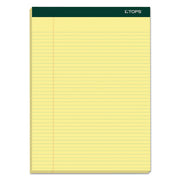 TOPS™ wholesale. TOPS Double Docket Ruled Pads, Narrow Rule, 8.5 X 11.75, Canary, 100 Sheets, 6-pack. HSD Wholesale: Janitorial Supplies, Breakroom Supplies, Office Supplies.