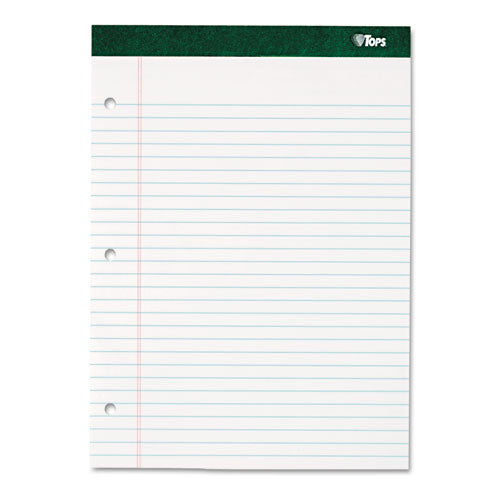 TOPS™ wholesale. TOPS Double Docket Ruled Pads, Wide-legal Rule, 8.5 X 11.75, White, 100 Sheets. HSD Wholesale: Janitorial Supplies, Breakroom Supplies, Office Supplies.