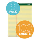 TOPS™ wholesale. TOPS Double Docket Ruled Pads, Pitman Rule, 8.5 X 11.75, Canary, 100 Sheets, 6-pack. HSD Wholesale: Janitorial Supplies, Breakroom Supplies, Office Supplies.