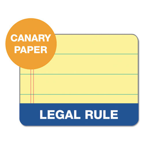 TOPS™ wholesale. TOPS Docket Ruled Perforated Pads, Wide-legal Rule, 8.5 X 11.75, Canary, 50 Sheets, 6-pack. HSD Wholesale: Janitorial Supplies, Breakroom Supplies, Office Supplies.
