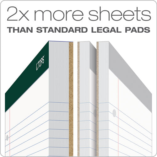 TOPS™ wholesale. TOPS Double Docket Ruled Pads, Wide-legal Rule, 8.5 X 11.75, White, 100 Sheets, 6-pack. HSD Wholesale: Janitorial Supplies, Breakroom Supplies, Office Supplies.