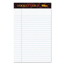 Load image into Gallery viewer, TOPS™ wholesale. TOPS Docket Gold Ruled Perforated Pads, Narrow Rule, 5 X 8, White, 50 Sheets, 12-pack. HSD Wholesale: Janitorial Supplies, Breakroom Supplies, Office Supplies.