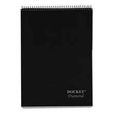 Load image into Gallery viewer, TOPS™ wholesale. TOPS Docket Diamond Top-wire Planning Pad, Wide-legal Rule, Black, 8.5 X 11.75, 60 Sheets. HSD Wholesale: Janitorial Supplies, Breakroom Supplies, Office Supplies.