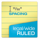TOPS™ wholesale. TOPS Docket Gold Ruled Perforated Pads, Wide-legal Rule, 8.5 X 14, Canary, 50 Sheets, 12-pack. HSD Wholesale: Janitorial Supplies, Breakroom Supplies, Office Supplies.