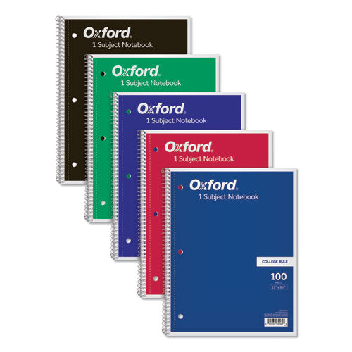 Oxford™ wholesale. Coil-lock Wirebound Notebooks, 1 Subject, Medium-college Rule, Assorted Color Covers, 11 X 8.5, 100 Sheets. HSD Wholesale: Janitorial Supplies, Breakroom Supplies, Office Supplies.
