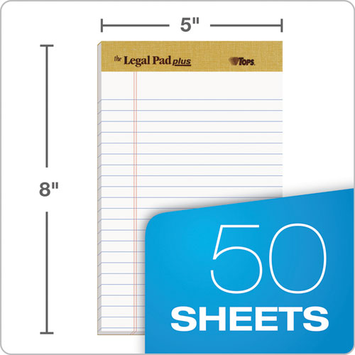TOPS™ wholesale. TOPS "the Legal Pad" Perforated Pads, Narrow Rule, 5 X 8, White, 50 Sheets, Dozen. HSD Wholesale: Janitorial Supplies, Breakroom Supplies, Office Supplies.