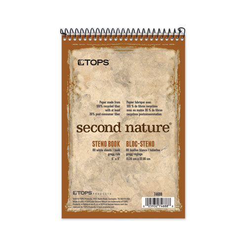 TOPS™ wholesale. TOPS Second Nature Recycled Notebooks, Gregg Rule, 6 X 9, White, 80 Sheets. HSD Wholesale: Janitorial Supplies, Breakroom Supplies, Office Supplies.
