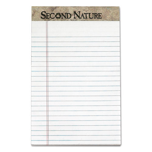 TOPS™ wholesale. TOPS Second Nature Recycled Ruled Pads, Narrow Rule, 5 X 8, White, 50 Sheets, Dozen. HSD Wholesale: Janitorial Supplies, Breakroom Supplies, Office Supplies.