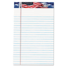 Load image into Gallery viewer, TOPS™ wholesale. TOPS American Pride Writing Pad, Narrow Rule, 5 X 8, White, 50 Sheets, 12-pack. HSD Wholesale: Janitorial Supplies, Breakroom Supplies, Office Supplies.