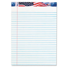 Load image into Gallery viewer, TOPS™ wholesale. TOPS American Pride Writing Pad, Wide-legal Rule, 8.5 X 11.75, White, 50 Sheets, 12-pack. HSD Wholesale: Janitorial Supplies, Breakroom Supplies, Office Supplies.