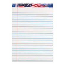 Load image into Gallery viewer, TOPS™ wholesale. TOPS American Pride Writing Pad, Wide-legal Rule, 8.5 X 11.75, White, 50 Sheets, 12-pack. HSD Wholesale: Janitorial Supplies, Breakroom Supplies, Office Supplies.