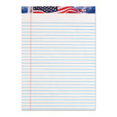 TOPS™ wholesale. TOPS American Pride Writing Pad, Wide-legal Rule, 8.5 X 11.75, White, 50 Sheets, 12-pack. HSD Wholesale: Janitorial Supplies, Breakroom Supplies, Office Supplies.