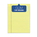 TOPS™ wholesale. TOPS "the Legal Pad" Glue Top Pads, Wide-legal Rule, 8.5 X 11, Canary, 50 Sheets, 12-pack. HSD Wholesale: Janitorial Supplies, Breakroom Supplies, Office Supplies.