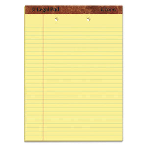 TOPS™ wholesale. TOPS "the Legal Pad" Ruled Pads, Wide-legal Rule, 8.5 X 11.75, Canary, 50 Sheets, Dozen. HSD Wholesale: Janitorial Supplies, Breakroom Supplies, Office Supplies.