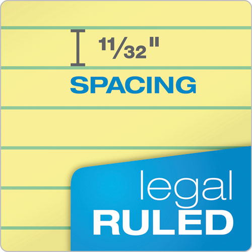 TOPS™ wholesale. TOPS "the Legal Pad" Ruled Pads, Wide-legal Rule, 8.5 X 11.75, Canary, 50 Sheets, Dozen. HSD Wholesale: Janitorial Supplies, Breakroom Supplies, Office Supplies.