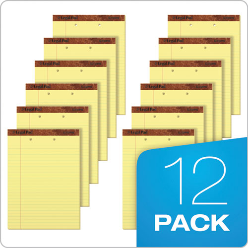 TOPS™ wholesale. TOPS "the Legal Pad" Ruled Pads, Wide-legal Rule, 8.5 X 11.75, Canary, 50 Sheets, Dozen. HSD Wholesale: Janitorial Supplies, Breakroom Supplies, Office Supplies.