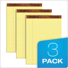 Load image into Gallery viewer, TOPS™ wholesale. TOPS &quot;the Legal Pad&quot; Perforated Pads, Wide-legal Rule, 8.5 X 11, Canary, 50 Sheets, 3-pack. HSD Wholesale: Janitorial Supplies, Breakroom Supplies, Office Supplies.