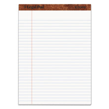 Load image into Gallery viewer, TOPS™ wholesale. TOPS &quot;the Legal Pad&quot; Ruled Pads, Wide-legal Rule, 8.5 X 11.75, White, 50 Sheets, Dozen. HSD Wholesale: Janitorial Supplies, Breakroom Supplies, Office Supplies.