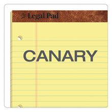 Load image into Gallery viewer, TOPS™ wholesale. TOPS &quot;the Legal Pad&quot; Ruled Pads, Wide-legal Rule, 11.75 X 8.5, Canary, 50 Sheets, Dozen. HSD Wholesale: Janitorial Supplies, Breakroom Supplies, Office Supplies.