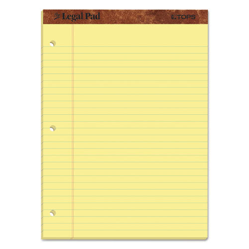 TOPS™ wholesale. TOPS "the Legal Pad" Ruled Pads, Wide-legal Rule, 11.75 X 8.5, Canary, 50 Sheets, Dozen. HSD Wholesale: Janitorial Supplies, Breakroom Supplies, Office Supplies.