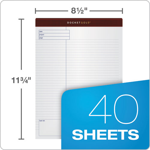 TOPS™ wholesale. TOPS Docket Gold Planning Pad, Project Notes-quadrille Rule, 8.5 X 11.75, 40 Sheets, 4-pack. HSD Wholesale: Janitorial Supplies, Breakroom Supplies, Office Supplies.