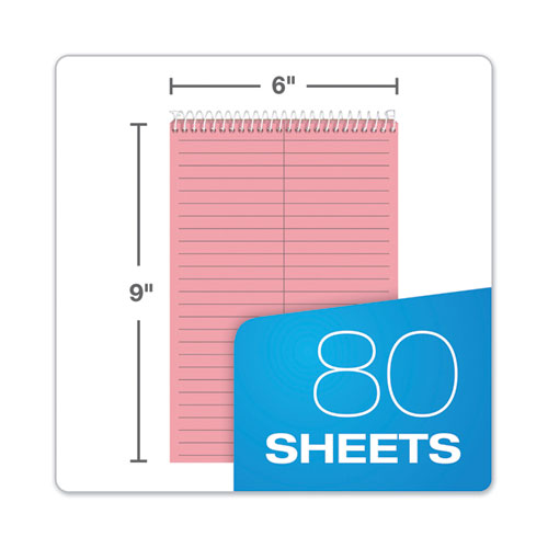 TOPS™ wholesale. TOPS Prism Steno Books, Gregg Rule, 6 X 9, Pink, 80 Sheets, 4-pack. HSD Wholesale: Janitorial Supplies, Breakroom Supplies, Office Supplies.