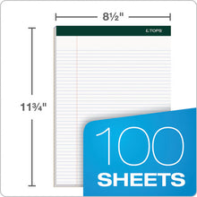 Load image into Gallery viewer, TOPS™ wholesale. TOPS Double Docket Ruled Pads, Narrow Rule, 8.5 X 11.75, White, 100 Sheets, 4-pack. HSD Wholesale: Janitorial Supplies, Breakroom Supplies, Office Supplies.