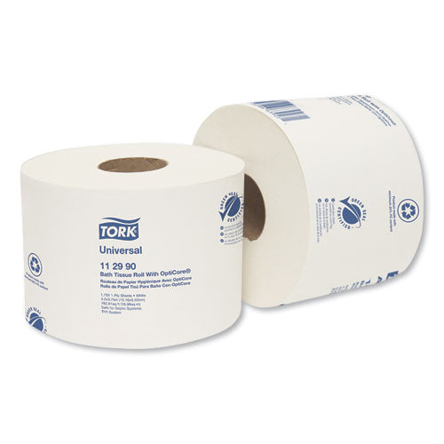 Tork® wholesale. TORK Universal Bath Tissue Roll With Opticore, Septic Safe, 1-ply, White, 1755 Sheets-roll, 36-carton. HSD Wholesale: Janitorial Supplies, Breakroom Supplies, Office Supplies.