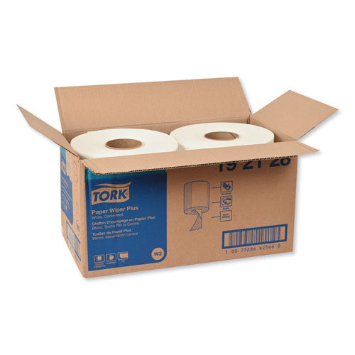 Tork® wholesale. TORK Paper Wiper Plus, 9.8 X 15.2, White, 300-roll, 2 Rolls-carton. HSD Wholesale: Janitorial Supplies, Breakroom Supplies, Office Supplies.