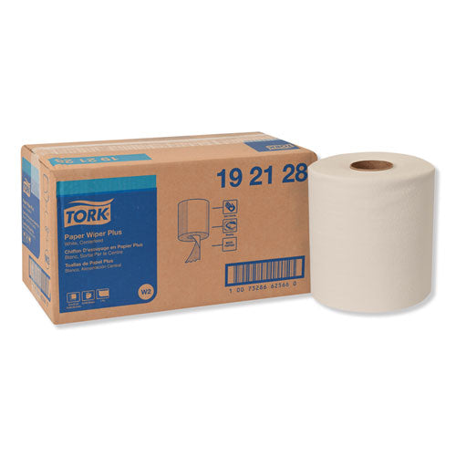 Tork® wholesale. TORK Paper Wiper Plus, 9.8 X 15.2, White, 300-roll, 2 Rolls-carton. HSD Wholesale: Janitorial Supplies, Breakroom Supplies, Office Supplies.