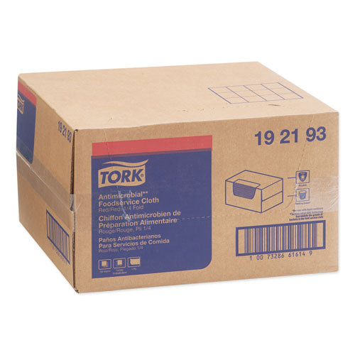 Tork® wholesale. Foodservice Cloth, 13 X 24, Red, 150-box. HSD Wholesale: Janitorial Supplies, Breakroom Supplies, Office Supplies.