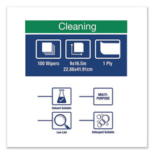 Load image into Gallery viewer, Tork® wholesale. Low-lint Cleaning Cloth, 9 X 16.5, Turquois, 100-box, 8 Boxes-carton. HSD Wholesale: Janitorial Supplies, Breakroom Supplies, Office Supplies.
