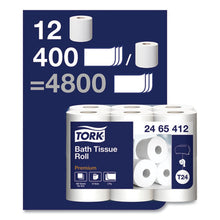 Load image into Gallery viewer, Tork® wholesale. TORK Premium Poly-pack Bath Tissue, Septic Safe, 2-ply, White, 4.1&quot; X 4&quot;, 400 Sheets-roll, 12 Rolls-pack, 4 Packs-carton. HSD Wholesale: Janitorial Supplies, Breakroom Supplies, Office Supplies.