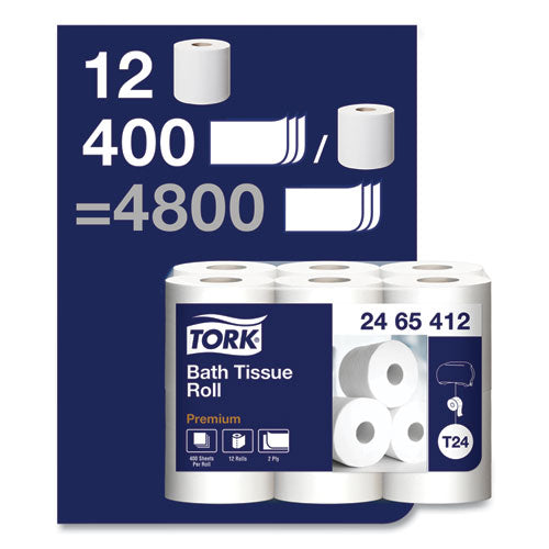 Tork® wholesale. TORK Premium Poly-pack Bath Tissue, Septic Safe, 2-ply, White, 4.1" X 4", 400 Sheets-roll, 12 Rolls-pack, 4 Packs-carton. HSD Wholesale: Janitorial Supplies, Breakroom Supplies, Office Supplies.