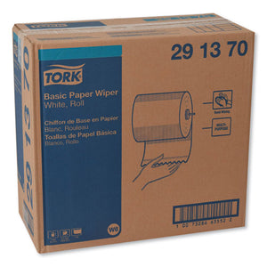 Tork® wholesale. TORK Basic Paper Wiper Roll Towel, 7.68" X 1150 Ft, White, 4 Rolls-carton. HSD Wholesale: Janitorial Supplies, Breakroom Supplies, Office Supplies.