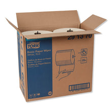 Load image into Gallery viewer, Tork® wholesale. TORK Basic Paper Wiper Roll Towel, 7.68&quot; X 1150 Ft, White, 4 Rolls-carton. HSD Wholesale: Janitorial Supplies, Breakroom Supplies, Office Supplies.