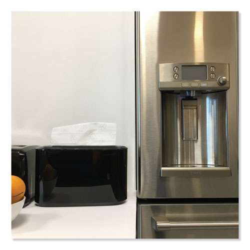 Xpress Countertop Towel Dispenser, 12.68 X 4.56 X 7.92, Black